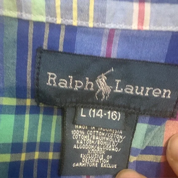 Polo Ralph Lauren Kids Classic Oxford Button Up Shirt - Picture 6 of 14